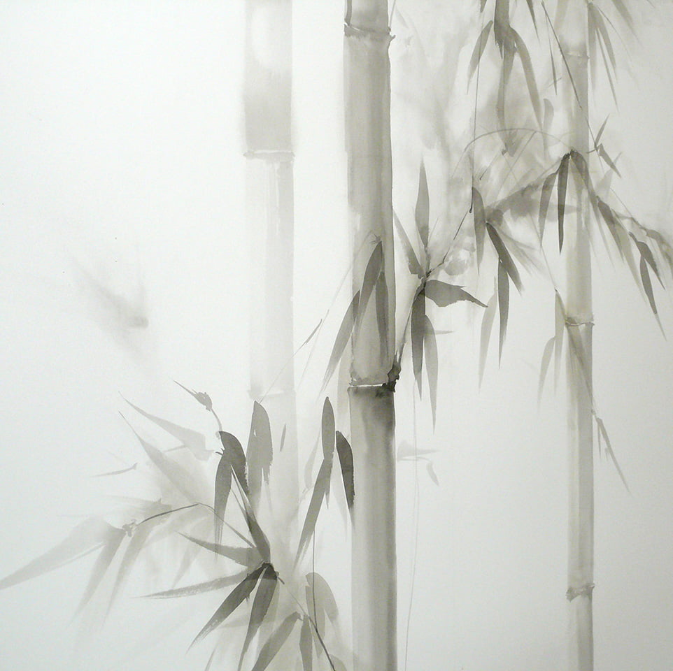 Bamboo - papel pintado a mano