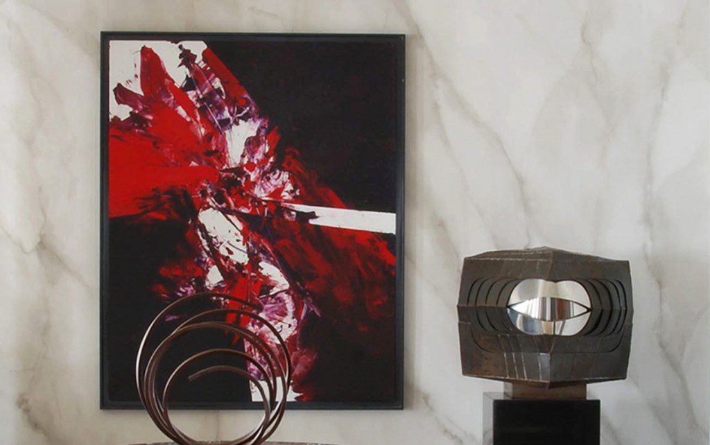 Alabaster – hand-painted wallpaper 