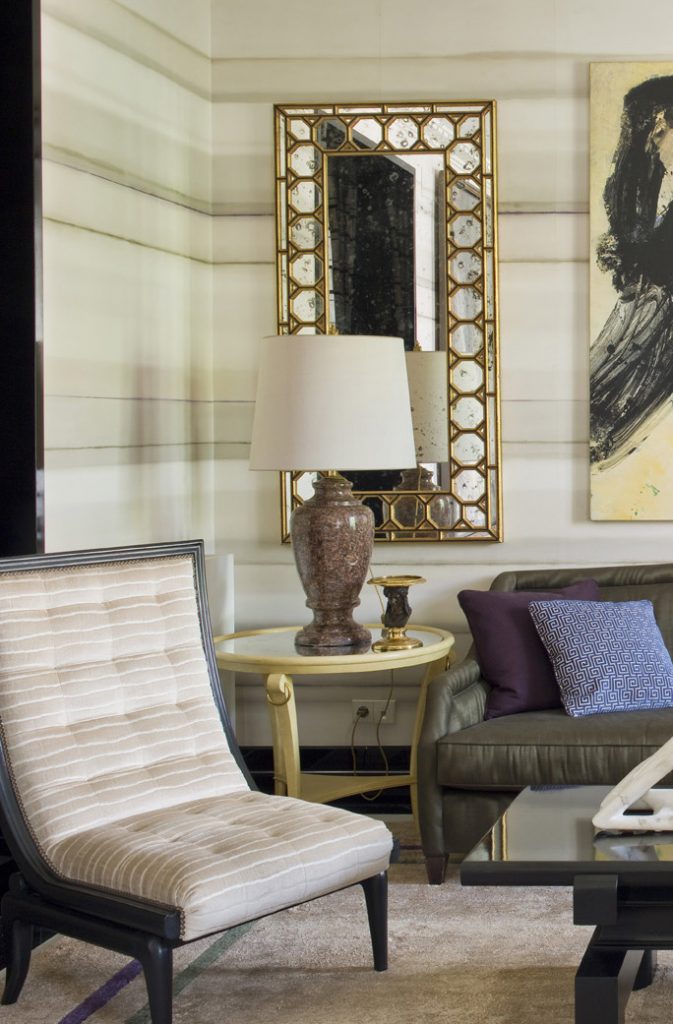 Horizonte hand-painted wallpaper