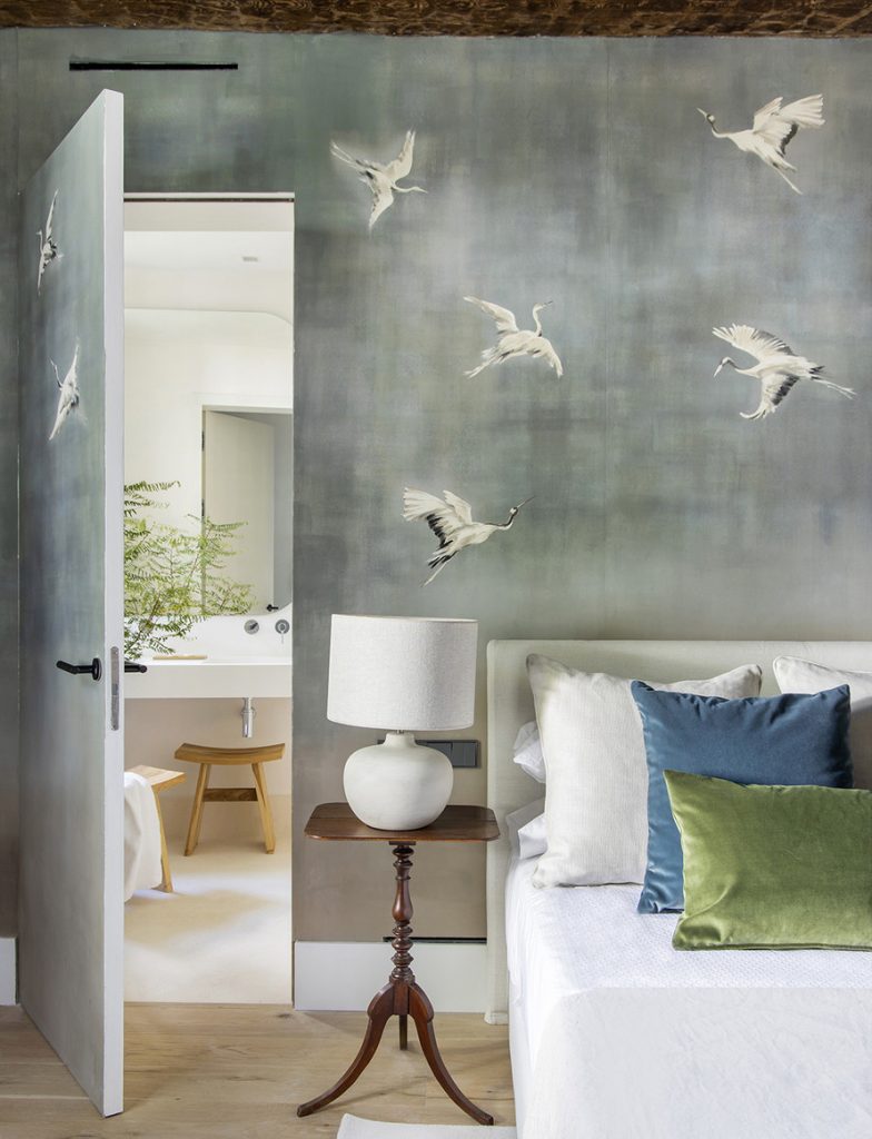 papel pintado a mano "Doñana" | suite grisalla | buenaventura