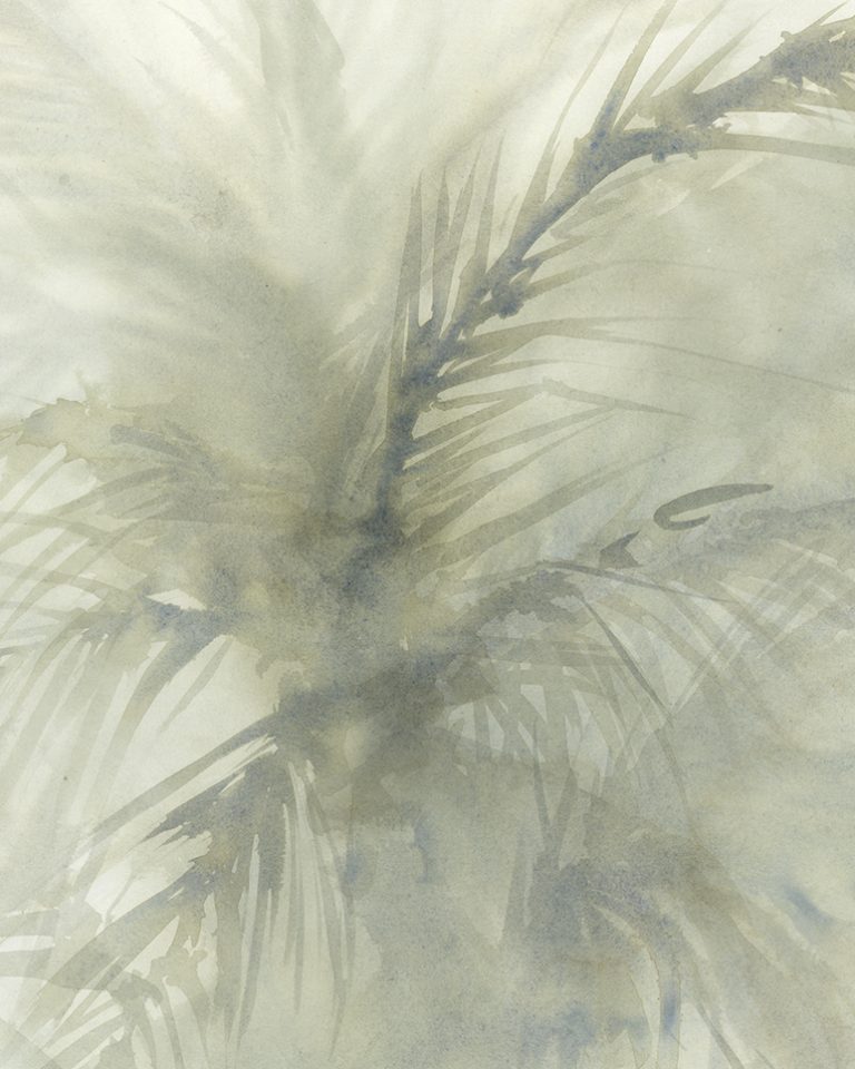 papel pintado a mano palmeral