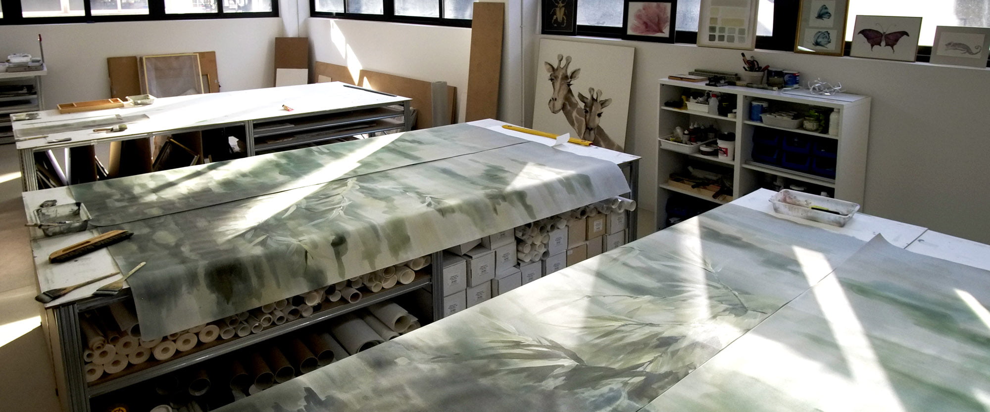 Studio BuenaVentura - hand-painted wallpapers