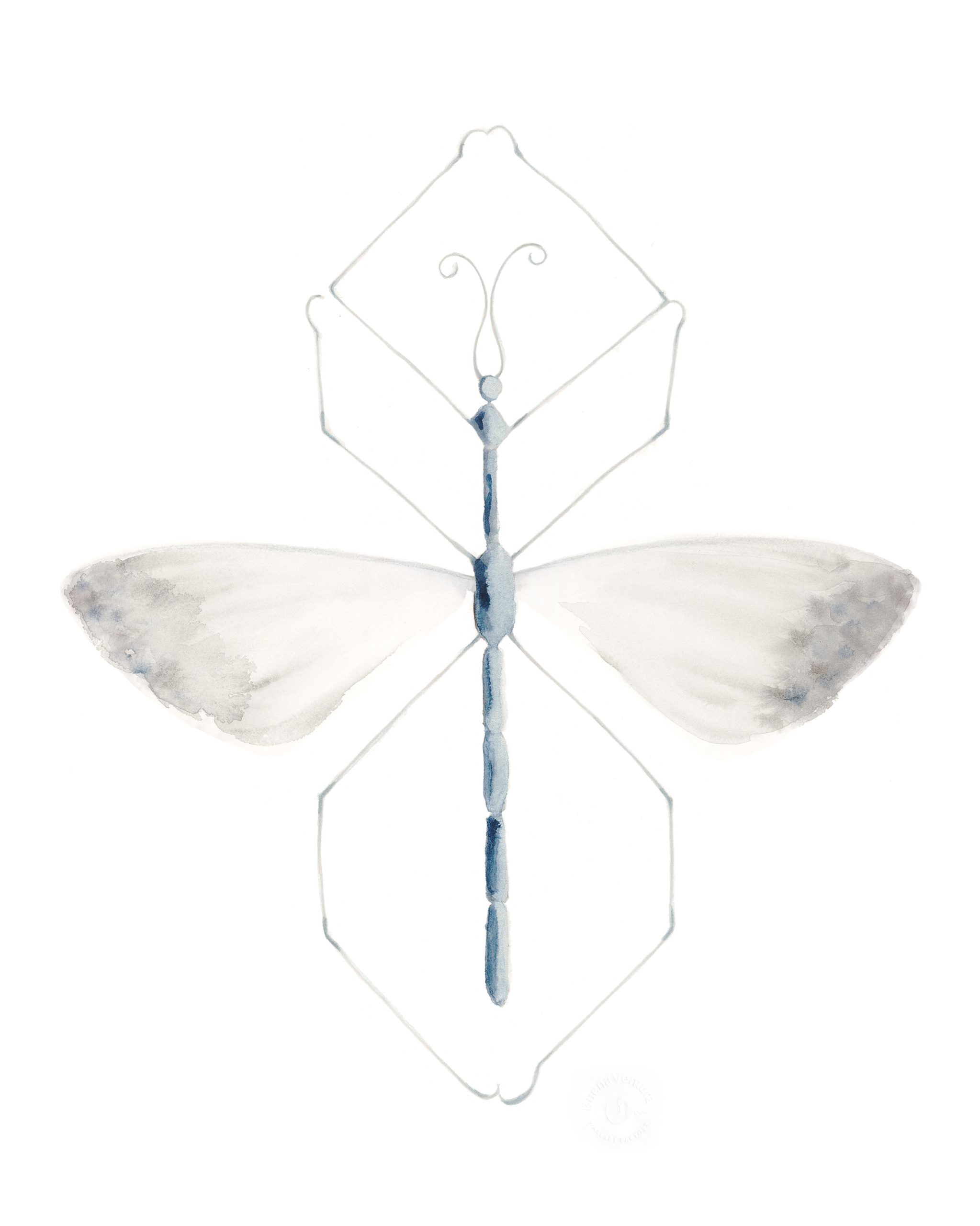 Lampara de sobremesa formada por pantalla artesanal  pintada a mano sobre base de papel natural 100% algodón. Diseño: papel pintado a mano GHOST.