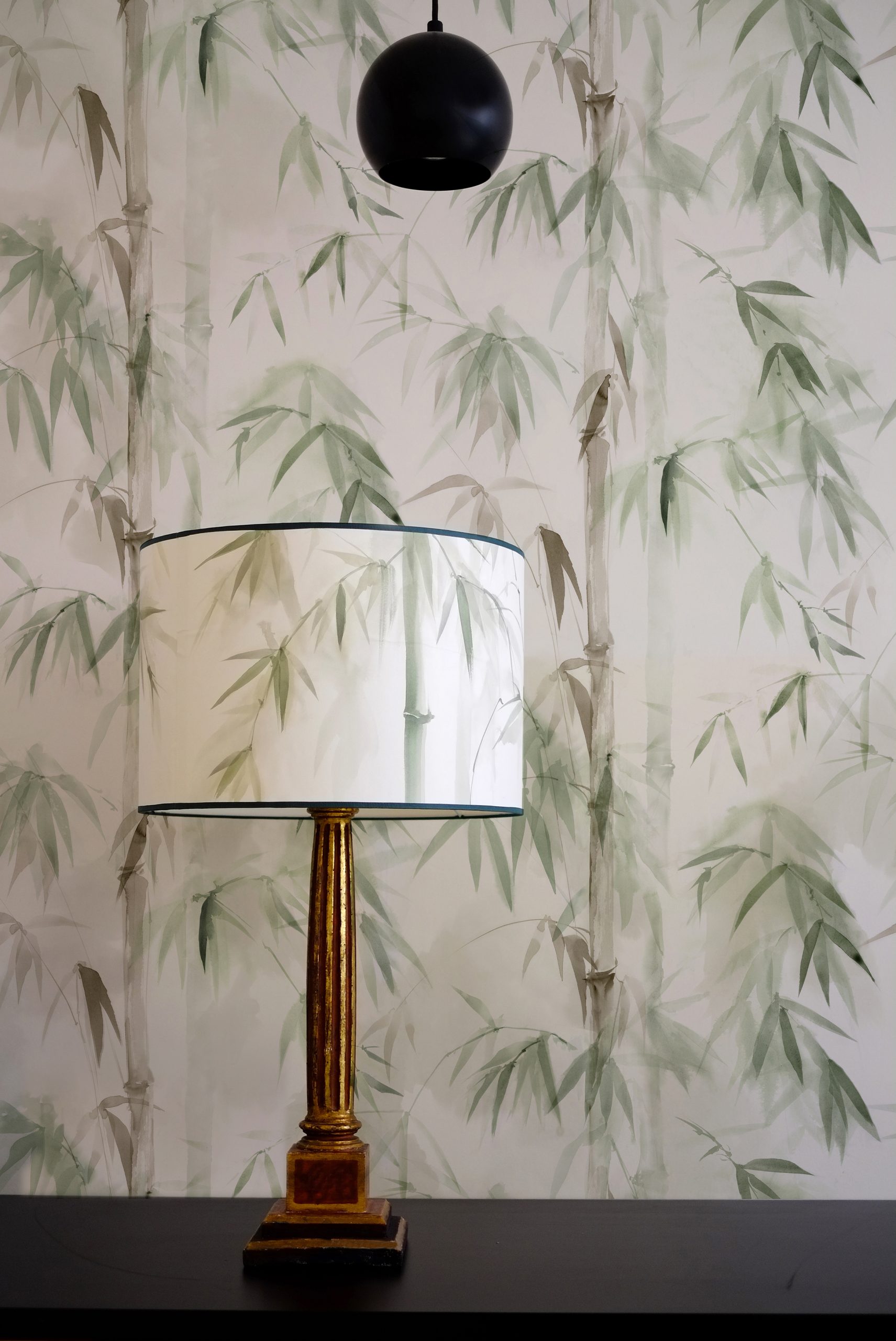 Lampara policromada Bamboo Forest Green