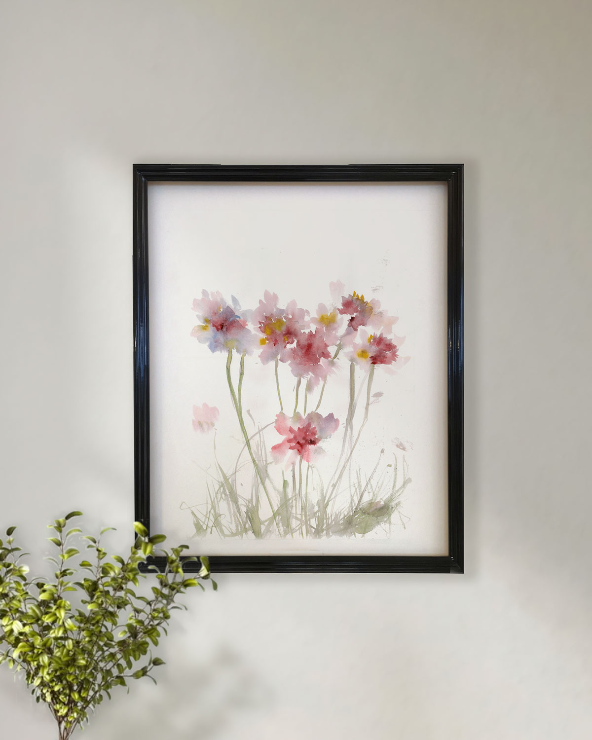 Cynara Rosa - 2 | acuarela