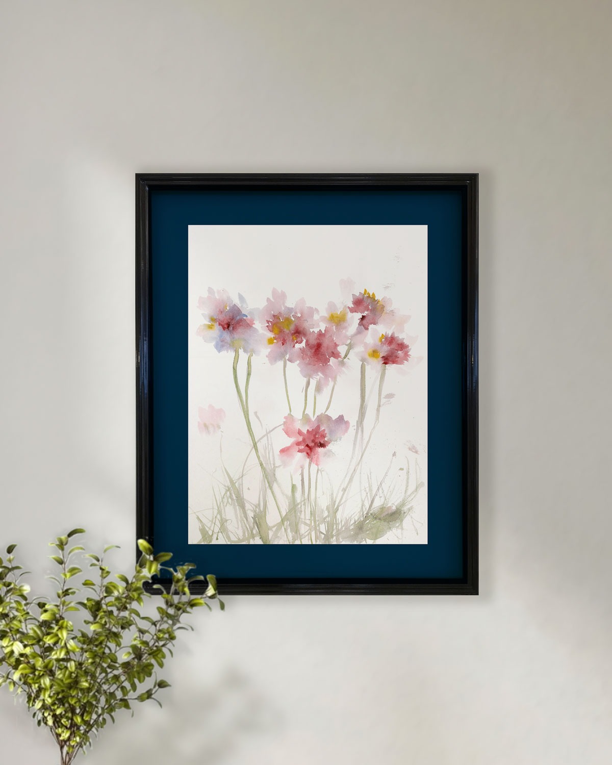 Cynara Rosa - 2 | acuarela