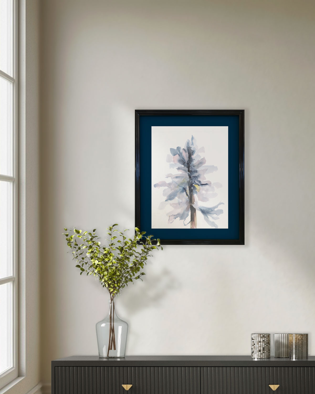 Lilium Azul | acuarela